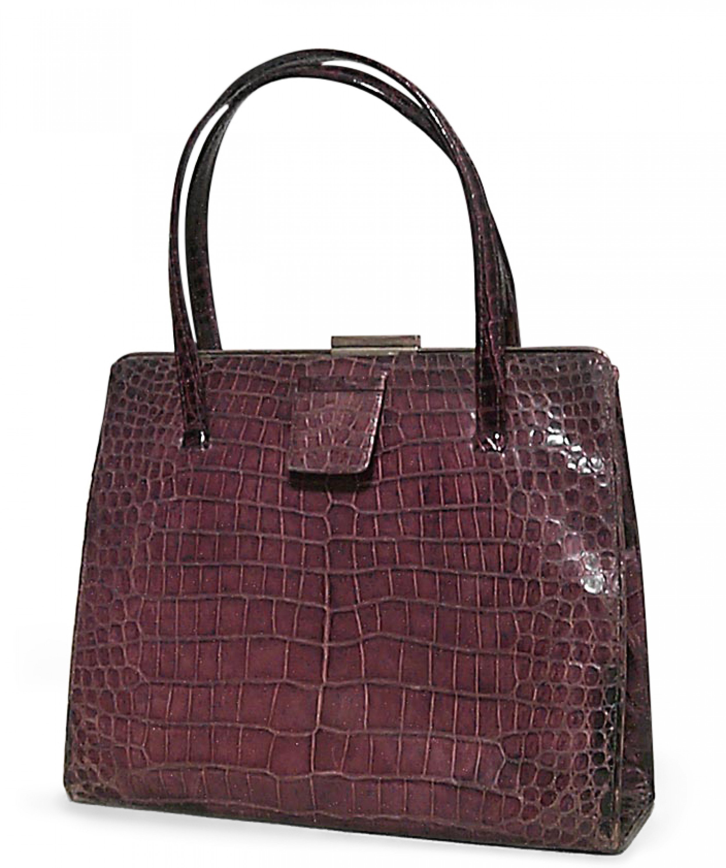 English crocodile hand bag
