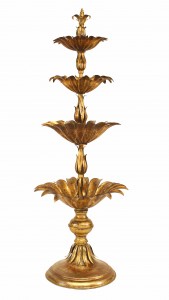 Spanish gilt 4 tier palm fernery