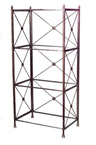 French directoire style steel bookcase