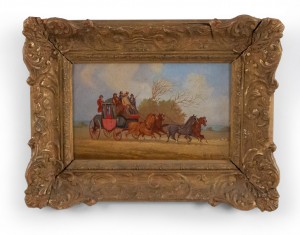 Rowland paintings of coach scenes 7