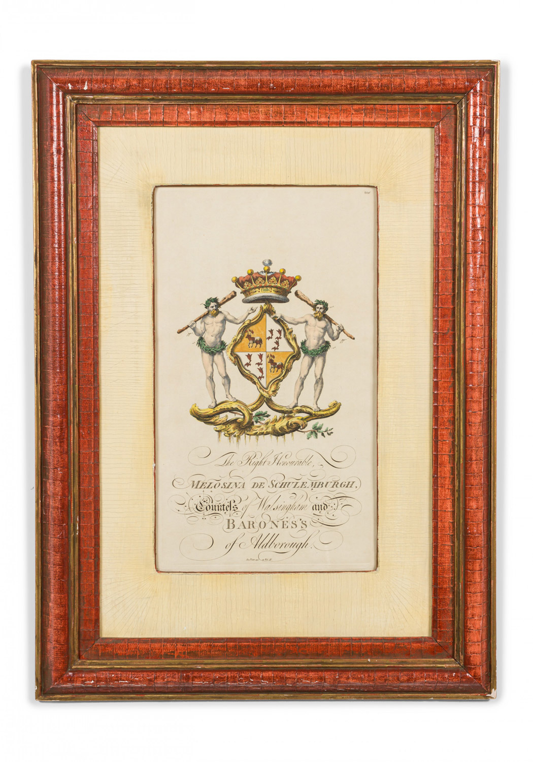English georgian coat of arms engravings 3