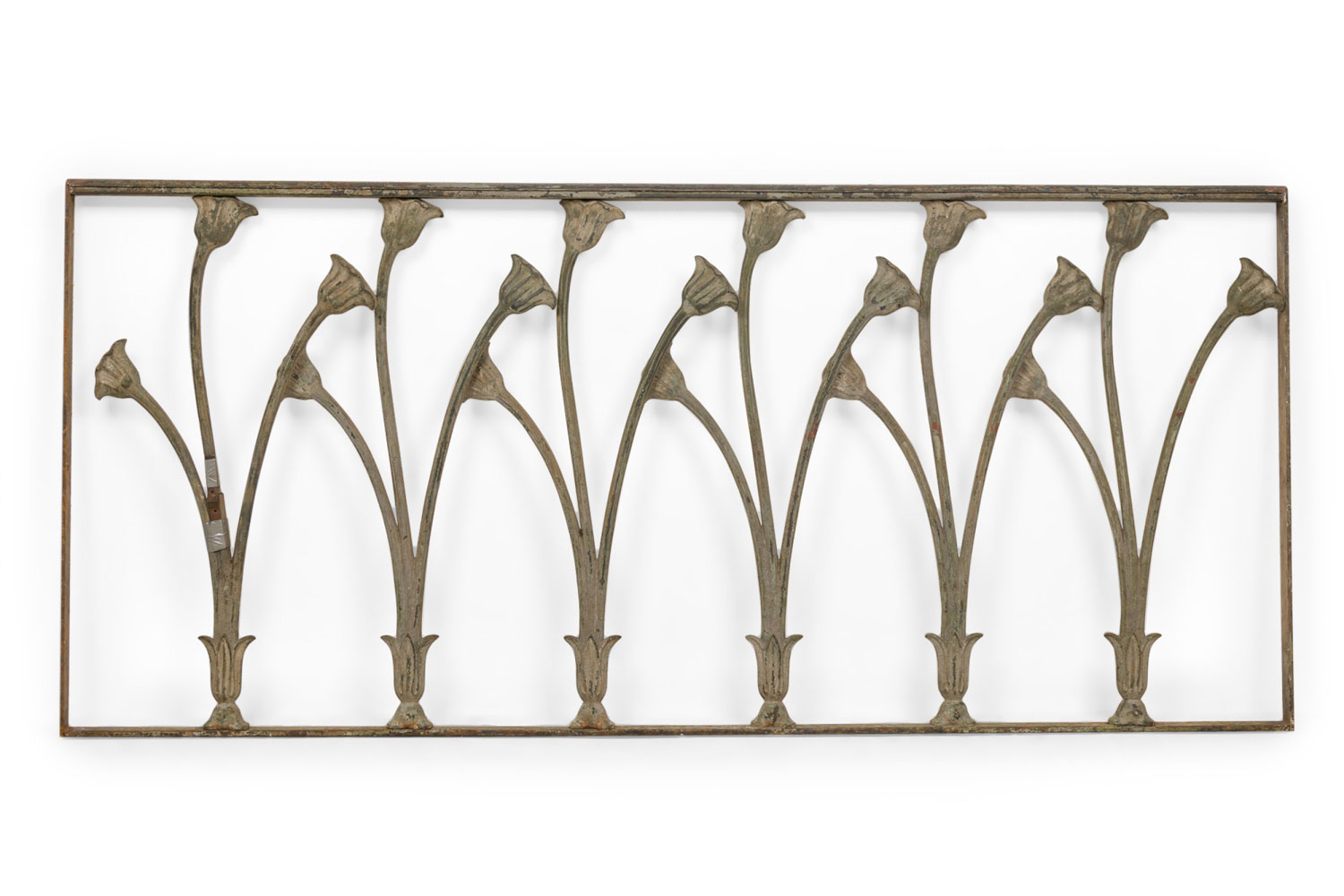 French art nouveau iron railing