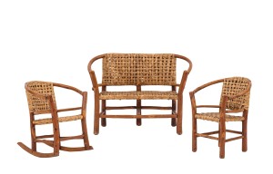 Rustic old hickory child s living room set 1