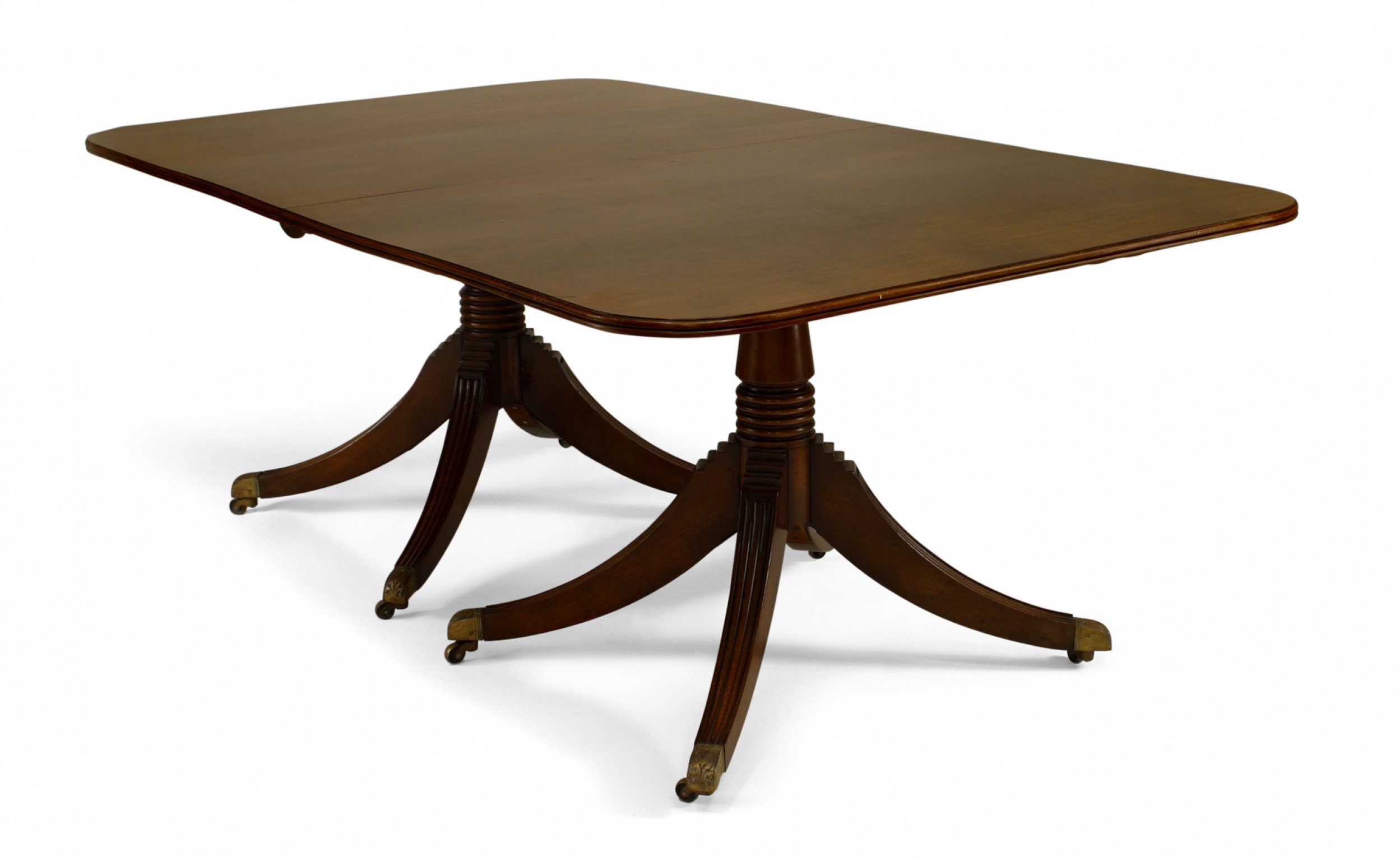 English regency style mahogany dining table 1