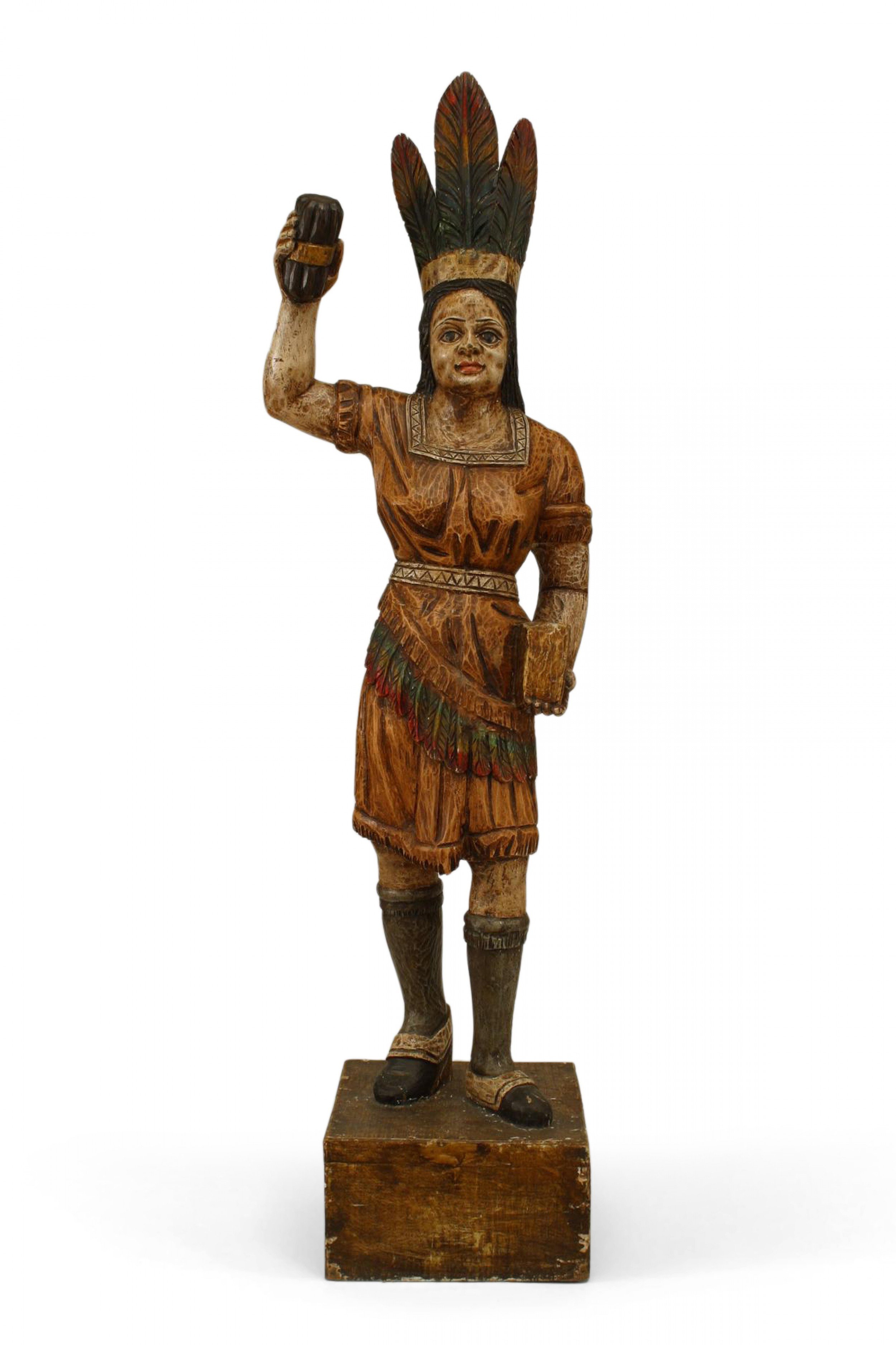 Country style native american figure