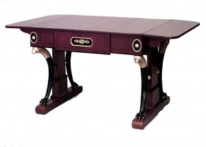 Baltic neoclassic mahogany davenport