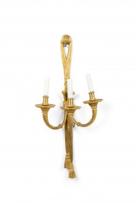 French louis xvi style bronze dore wall sconces 23