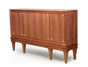 French Mid Century cherrywood high sideboard