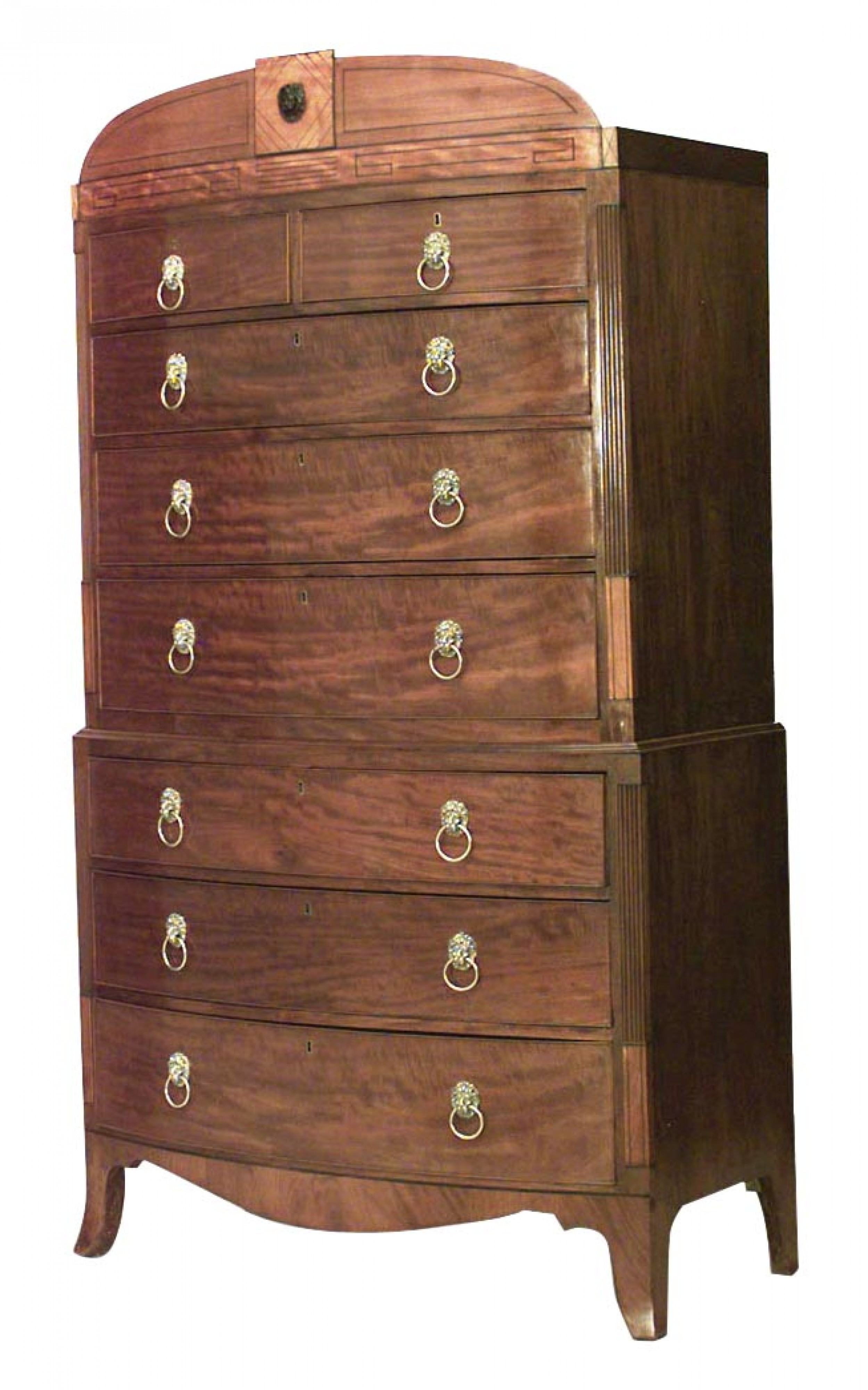 English regency mahogany chest