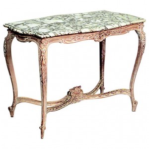 French louis xv marble top center table 1