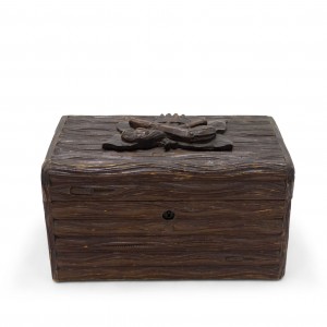 Rustic black forest humidor box