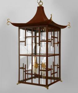 Lighting lantern english regency lacquer 058121