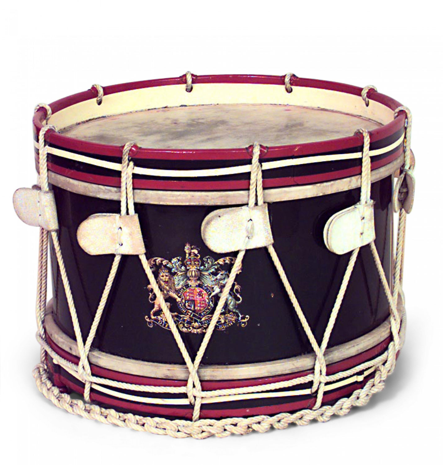 English victorian regimental drum