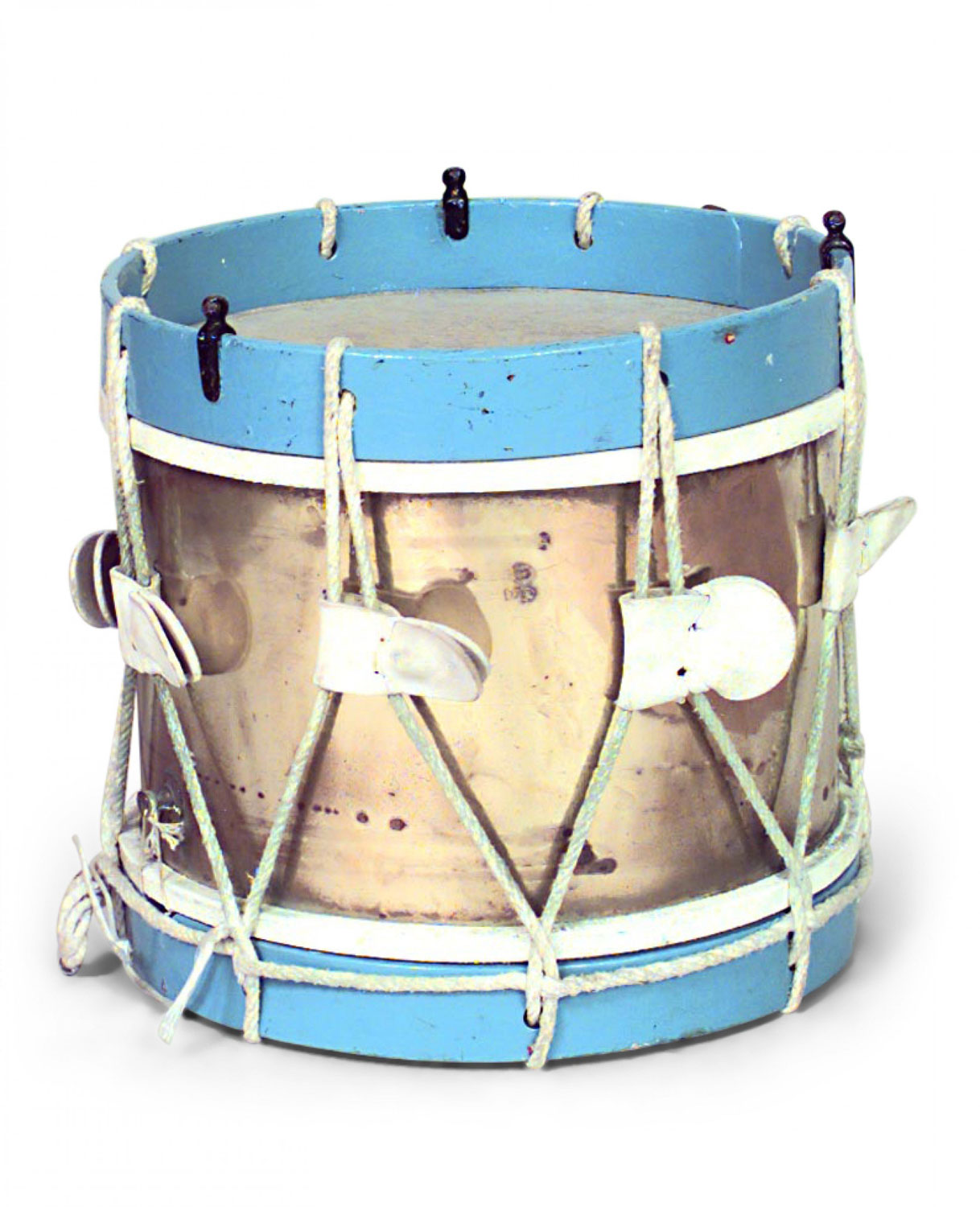 English victorian brass regimental drums