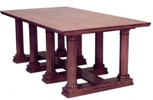 English aesthetic movement refectory table 1