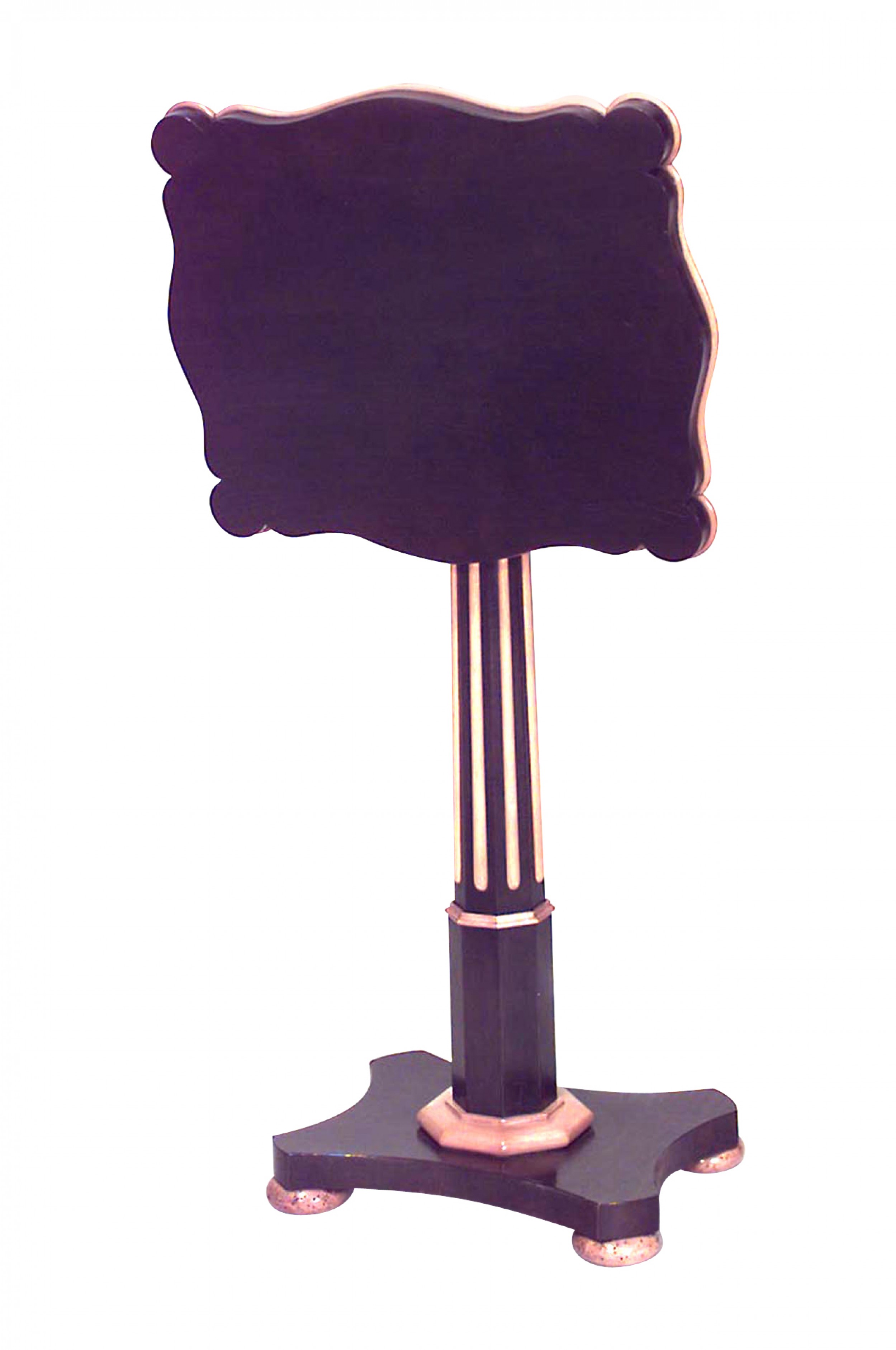 Continental baltic rosewood and satinwood end table