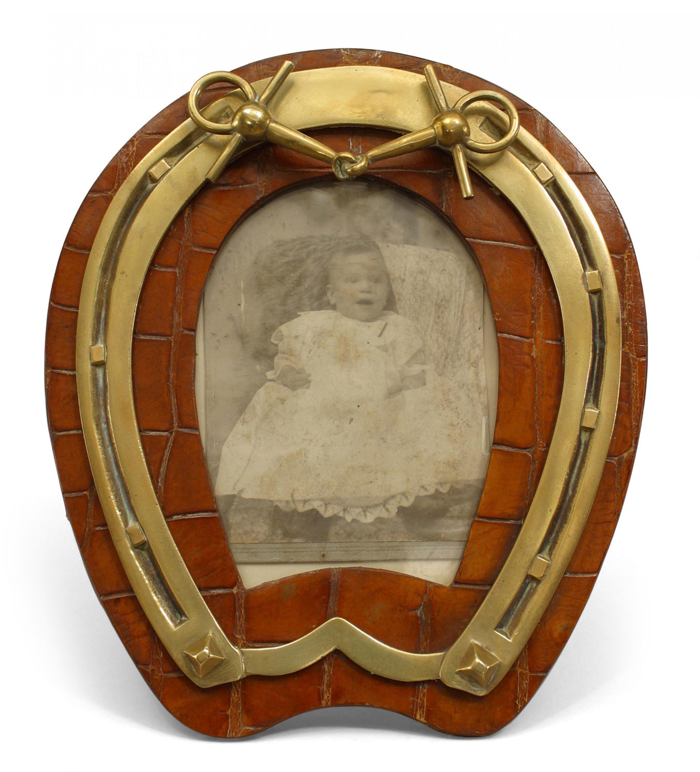 English victorian horseshoe picture frame