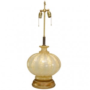 Italian venetian murano glass table lamp 1
