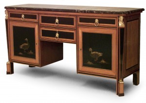 Continental dutch satinwood sideboard