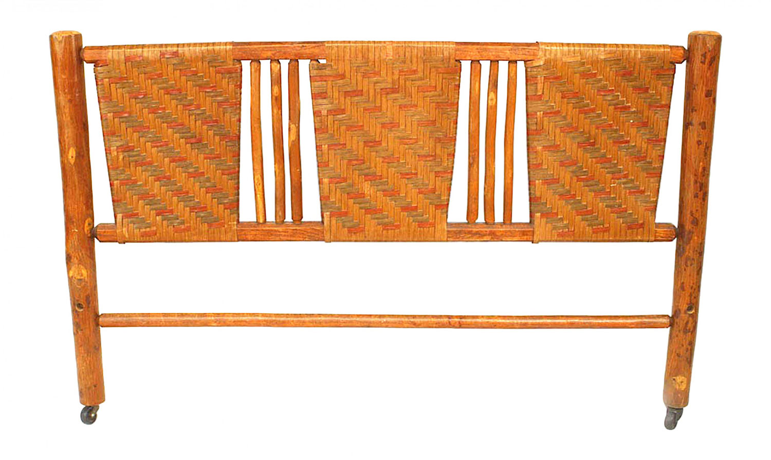 Rustic old hickory full headboard 1