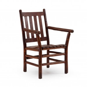 Rustic old hickory arm chair 1