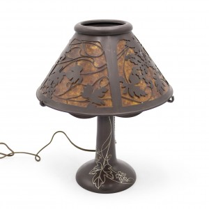 American mission heintz art metal table lamp 6