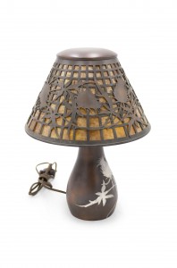 American mission heintz art metal table lamp 4