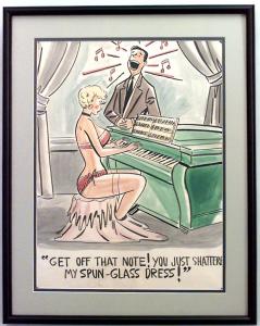 Paintings art cartoon mid century american watercolor 058809 1