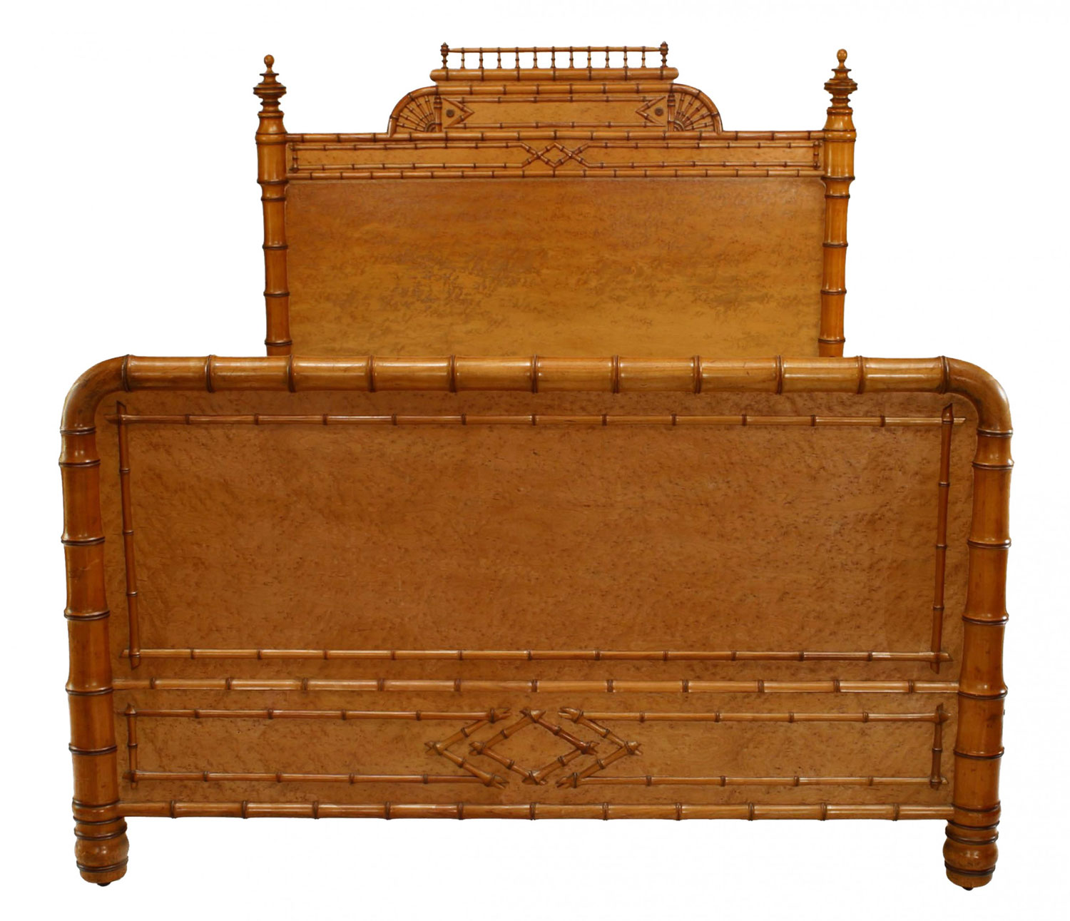 Amercian victorian maple full bed