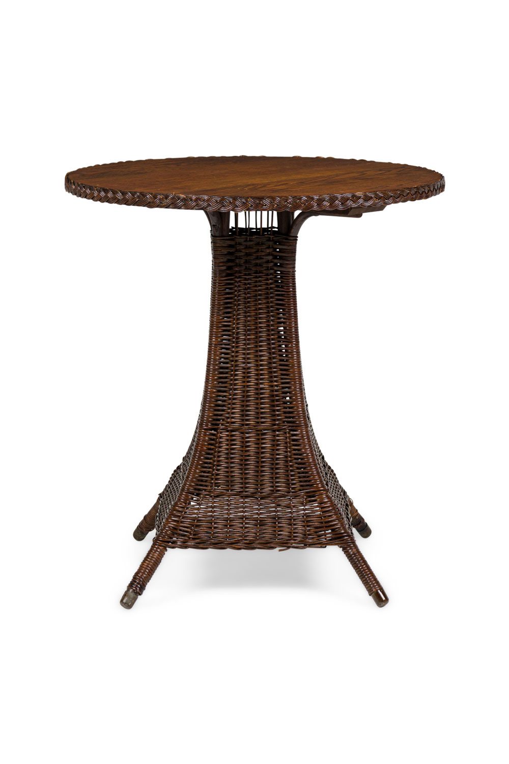 American mission wicker center table