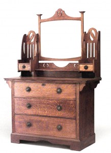 English arts crafts oak dresser