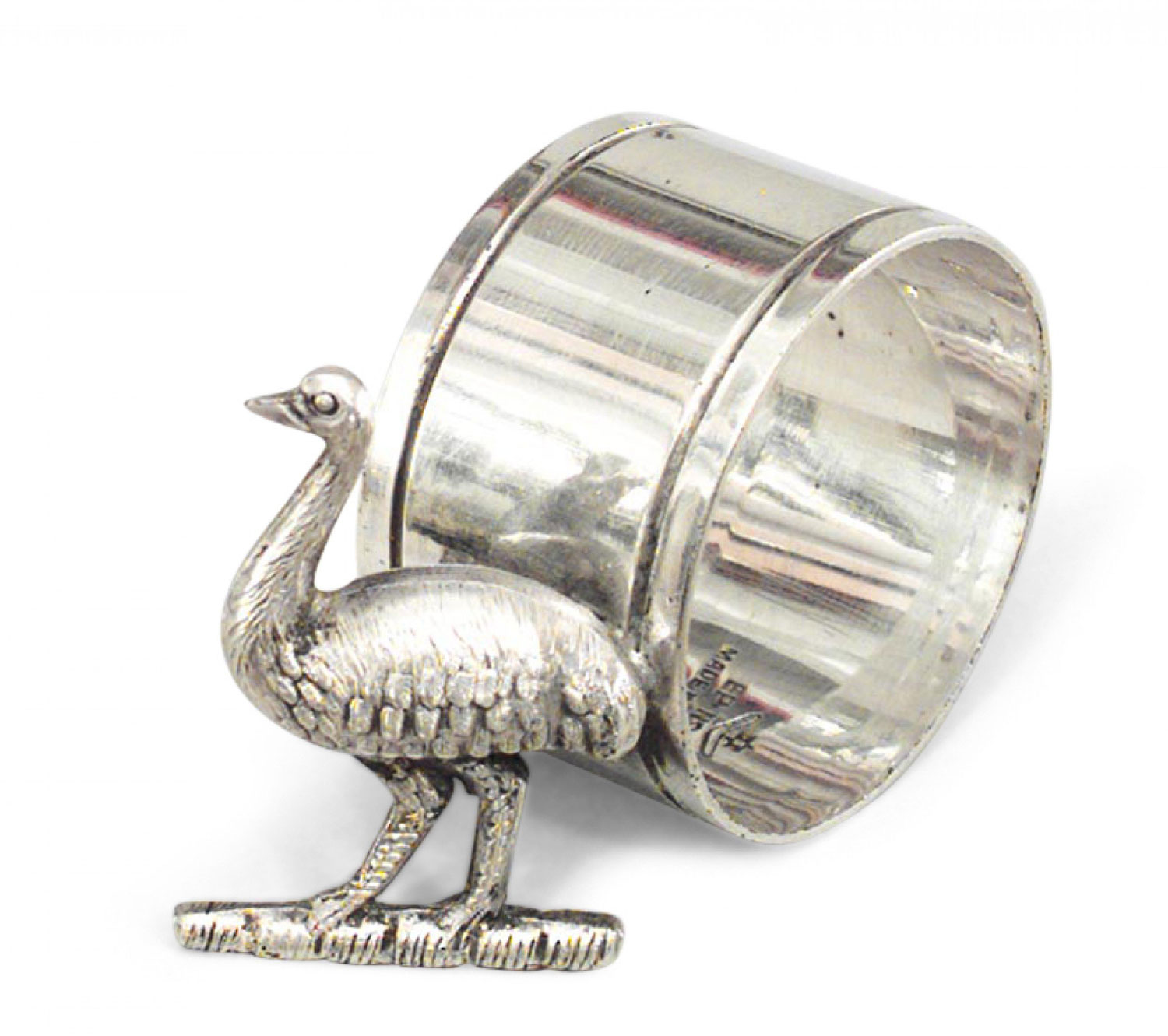 English victorian silver plate napkin ring 2
