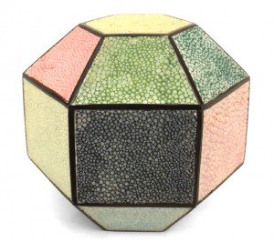French mid century shagreen paperweight 1