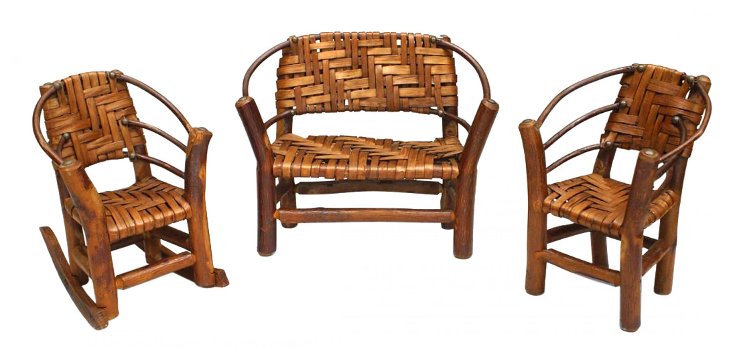 Old hickory child salon set