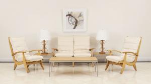 French beechwood living room set
