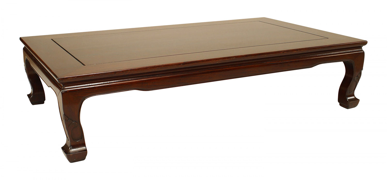 Chinese wooden rectangular coffee table