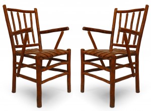 American rustic old hickory chairs