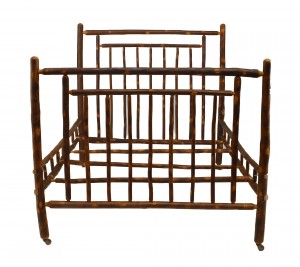 Rustic old hickory full bed 1