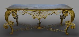 Table center table outdoor continental painted 060291