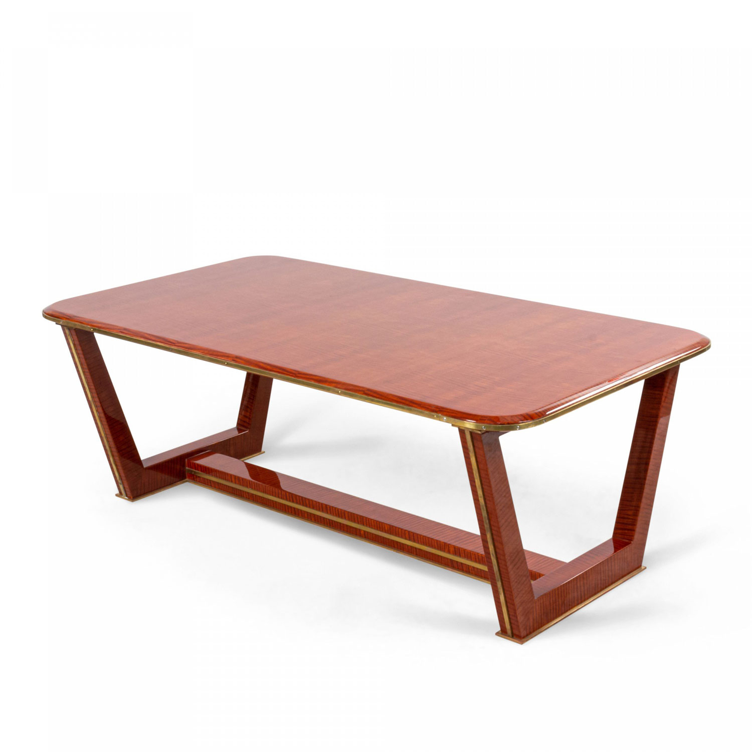 French makore rectangular coffee table