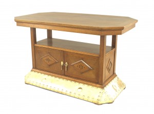 Dutch arts crafts walnut center table