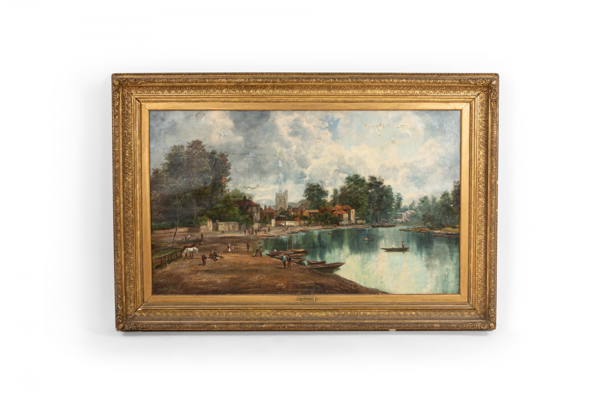 Paintings art landscape continental german austrian oil 060606