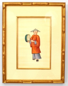 Chinese gauche traditional figure paintings