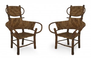 Old hickory child arm chairs