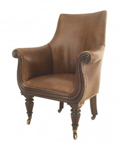 English regency mahogany arm chair 2