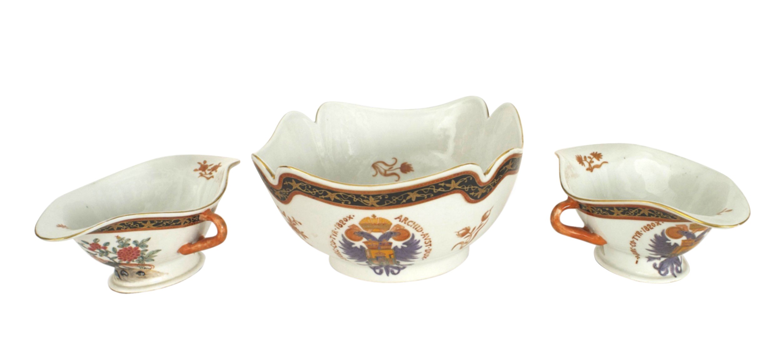 Set of 3 continental porcelain serving bowls 1