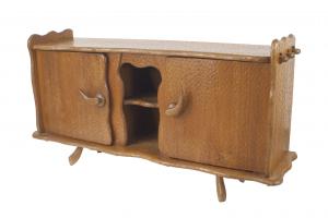 Rustic adirondack style pine sideboard