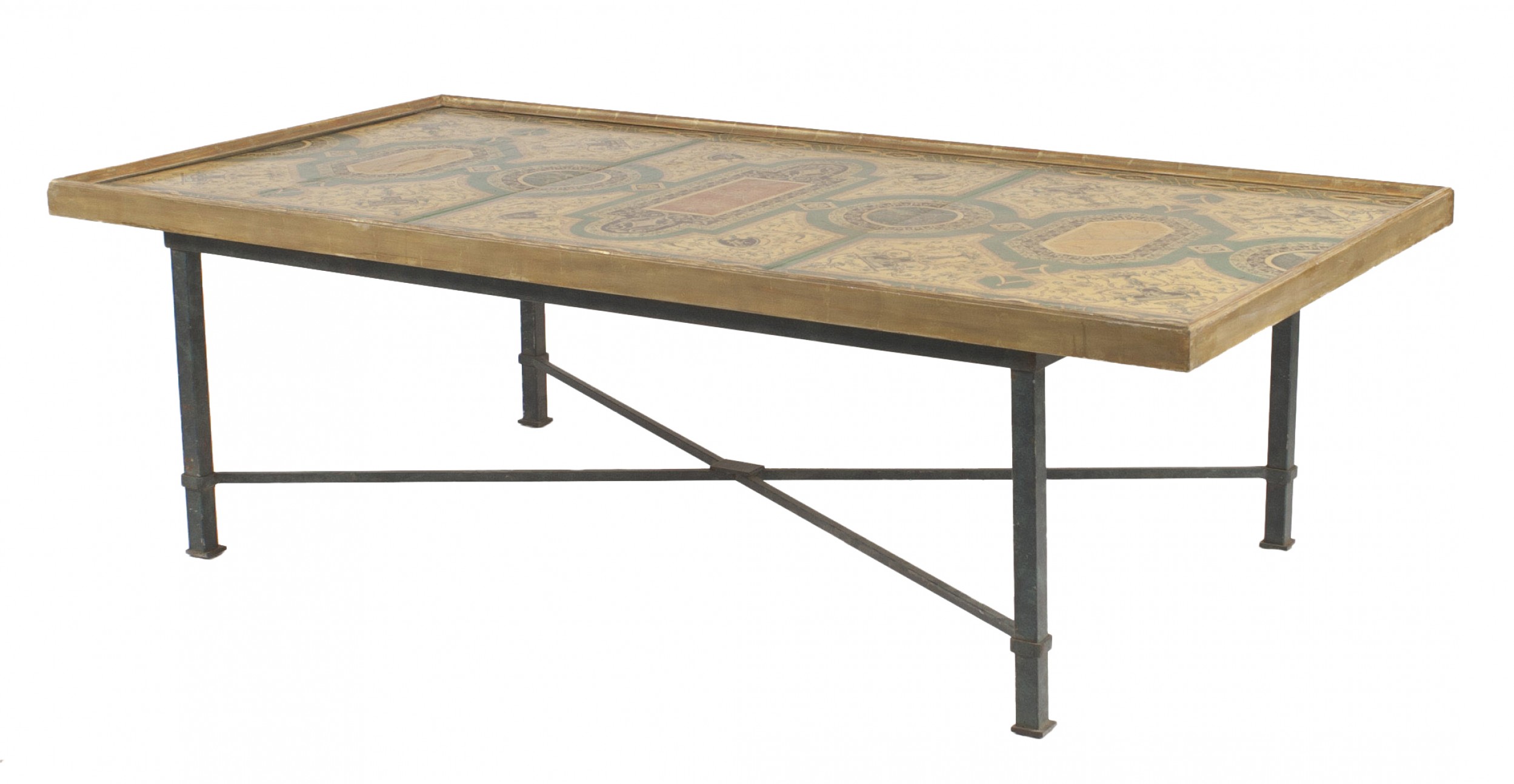 Roman neo classic faux marble coffee table