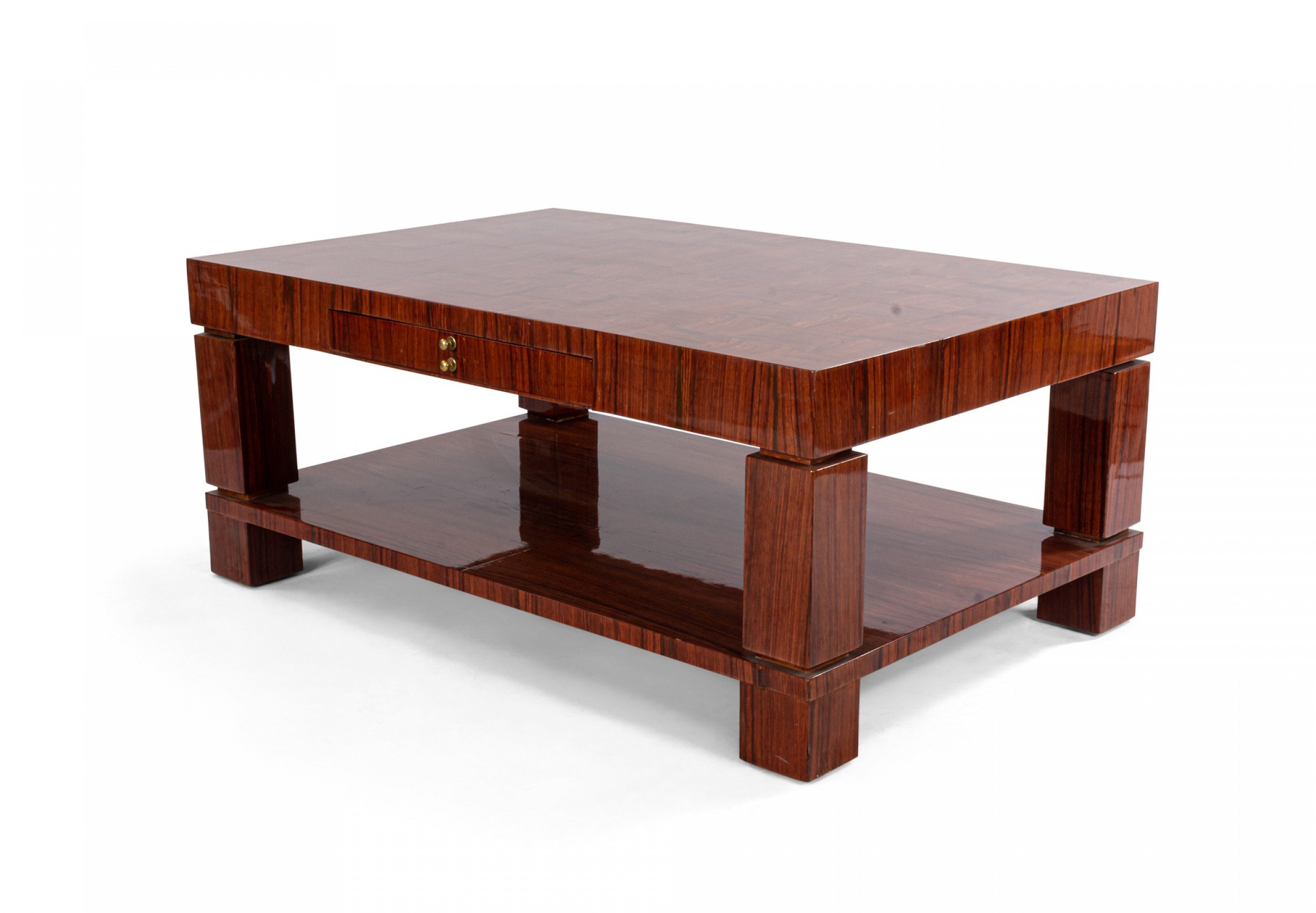 Table coffee table mid century french rosewood 061210