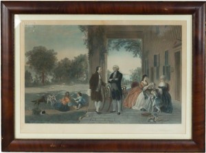 Engraving of washington s home